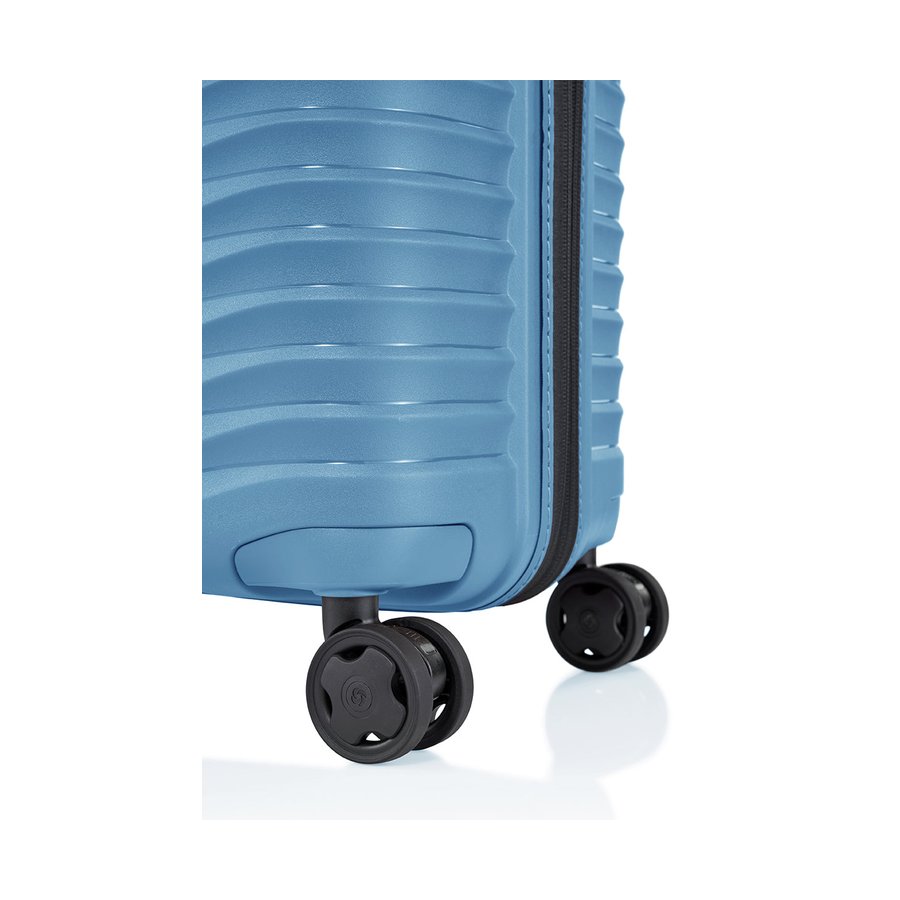 Samsonite Upscape 75cm Hardside Checked Suitcase Ocean Blue Ocean Blue