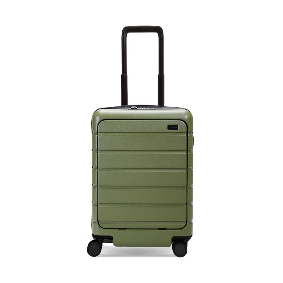 Explorer Arlo Pro 52cm Front Access Hardside Carry-On Suitcase Evergreen Evergreen