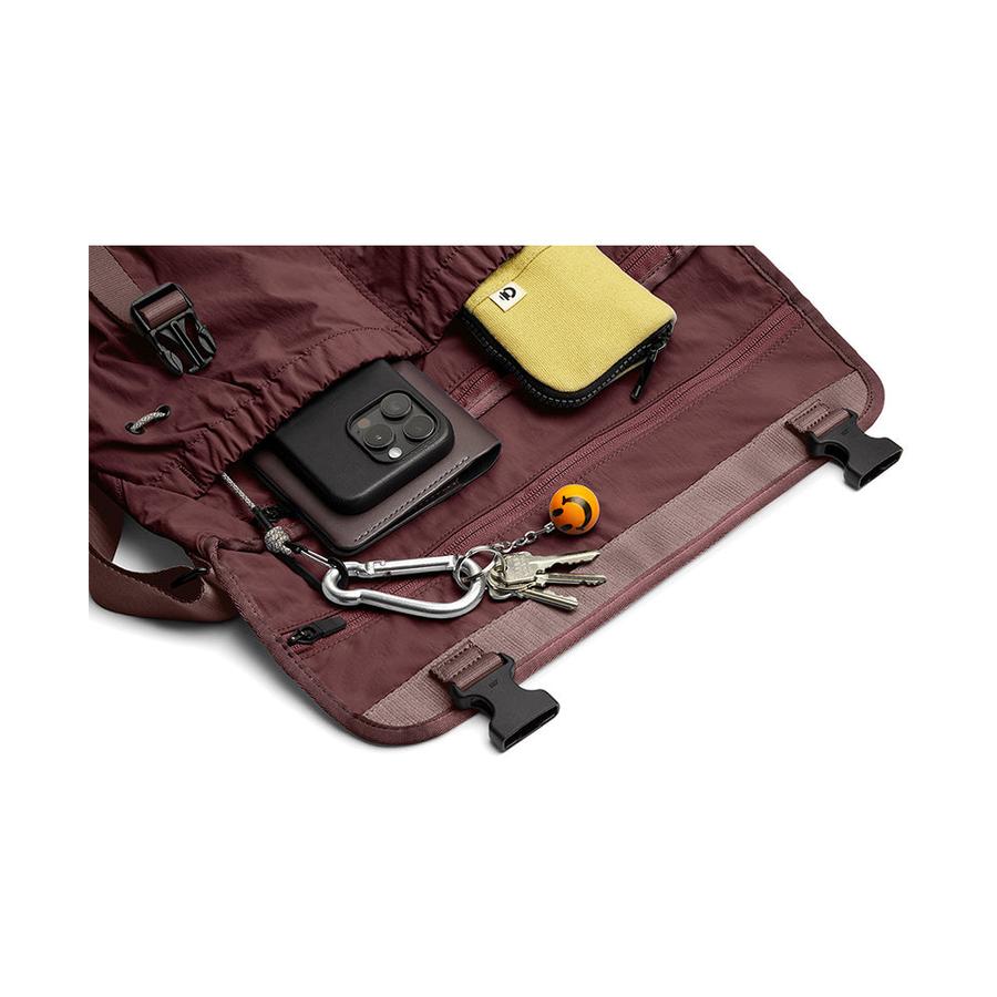 Bellroy Cinch Messenger Burgundy Burgundy