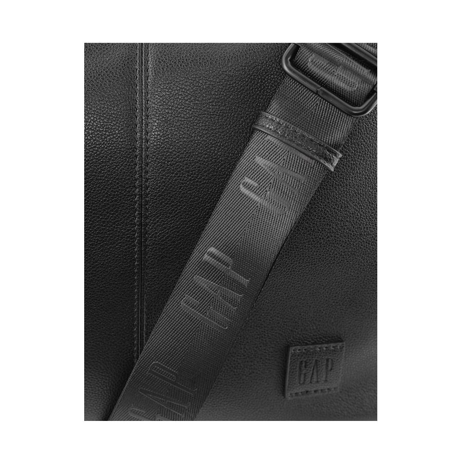 Gap Essenza Ladies Vegan Leather Rectangular Crossbody Bag Black Black