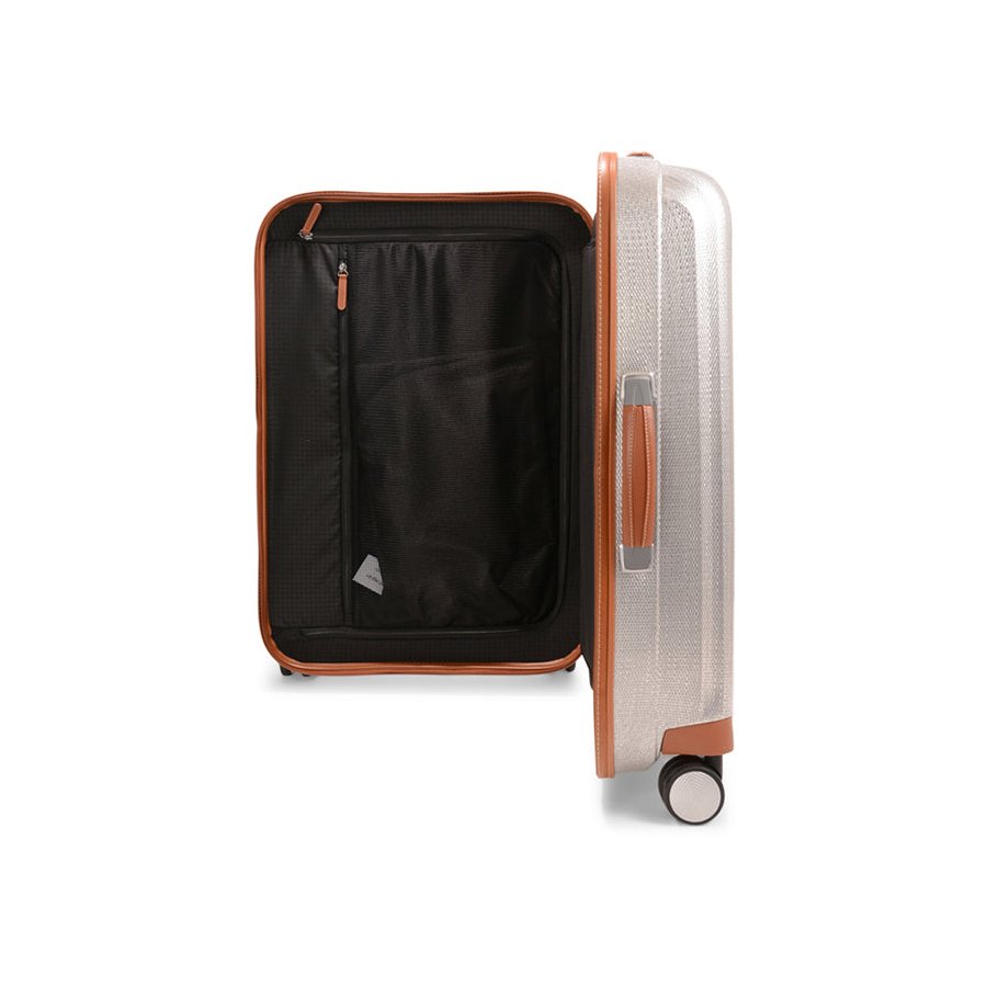 Samsonite Lite-Cube DLX 68cm CURV Spinner Suitcase Aluminium Aluminium
