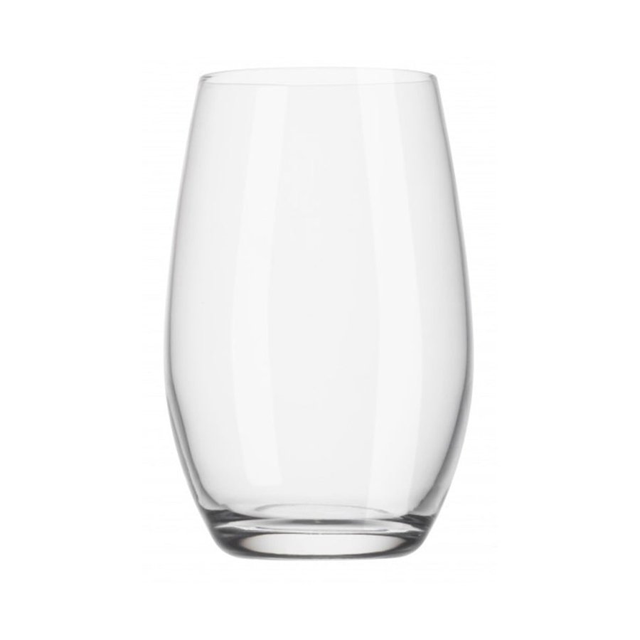 Luigi Bormioli Palace 445ml Crystal HiBall Glass Tumbler Set of 6 Clear Clear