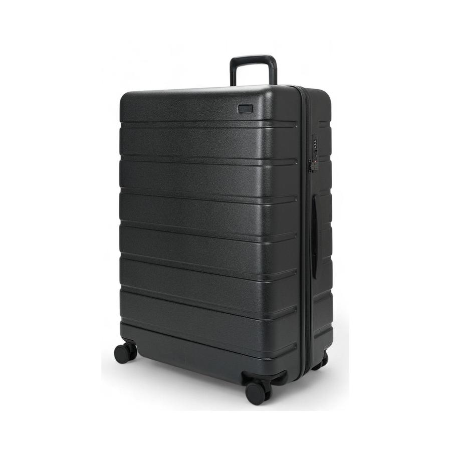 Explorer Arlo Pro 52cm Front Access, 65cm & 75cm Hardside Luggage Set Black Black
