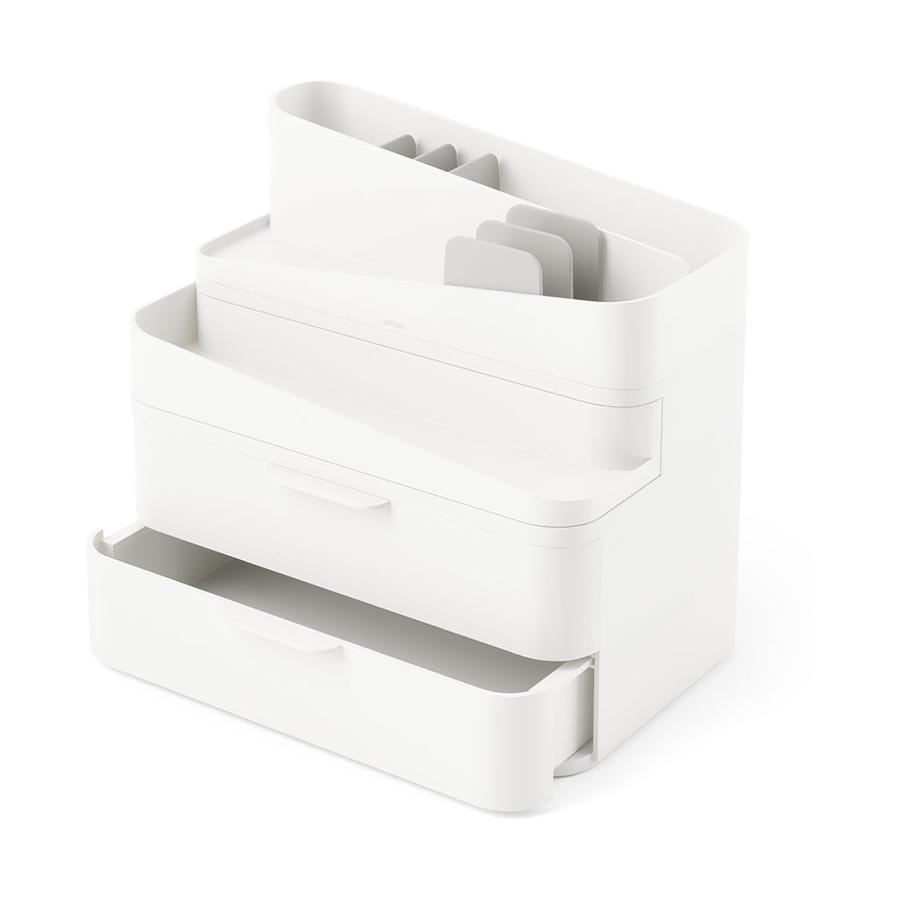 Umbra Glam Large Organiser White/Grey White/Grey