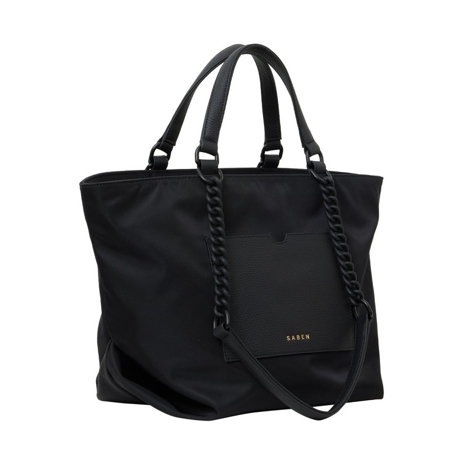 Saben Paris Tote Black Black