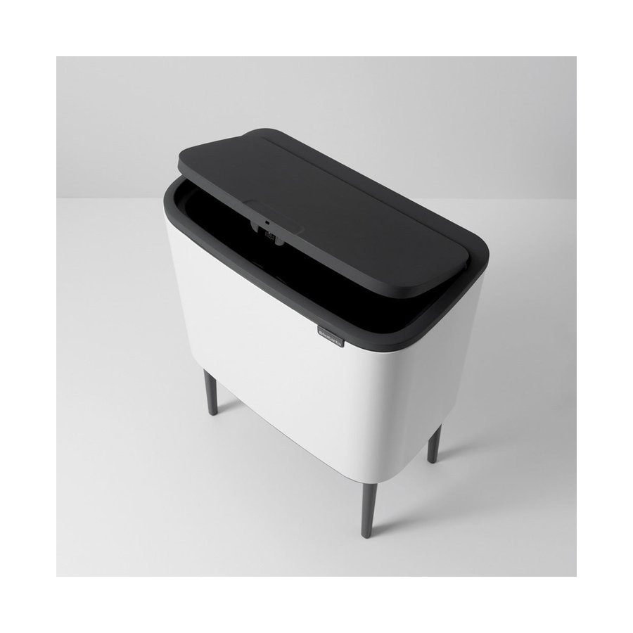 Brabantia Bo Touch Bin (11 + 23L) White White