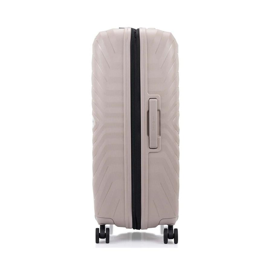 Samsonite Octolite Neo 81cm Hardside Checked Suitcase Taupe Taupe