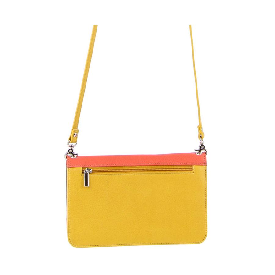 Pierre Cardin Arna Crossbody Organiser Orange/Yellow Orange/Yellow