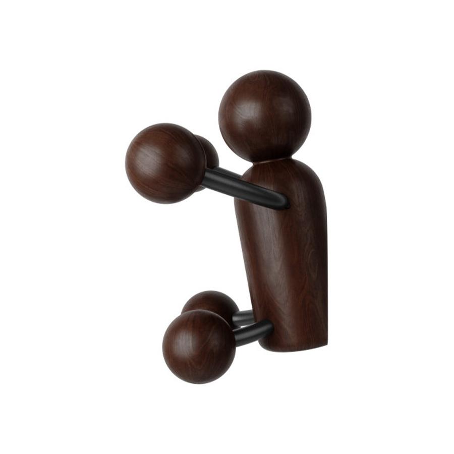 Umbra Woody Wall Hook Black/Walnut Black/Walnut