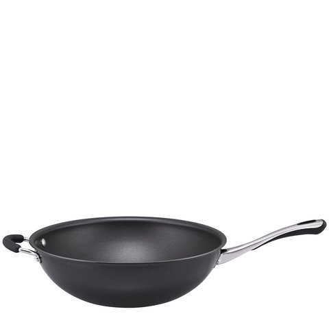 Raco Contemporary Nonstick Induction 32cm Stirfry Pan Black