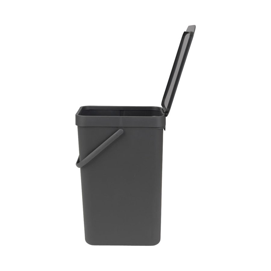 Brabantia Sort & Go Waste Bin (16L) Grey Grey
