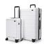Explorer Arlo Pro 52cm Front Access & 75cm Hardside Luggage Set White