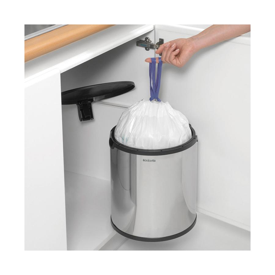 Brabantia Built-in Bin (15L) Brilliant Steel Brilliant Steel