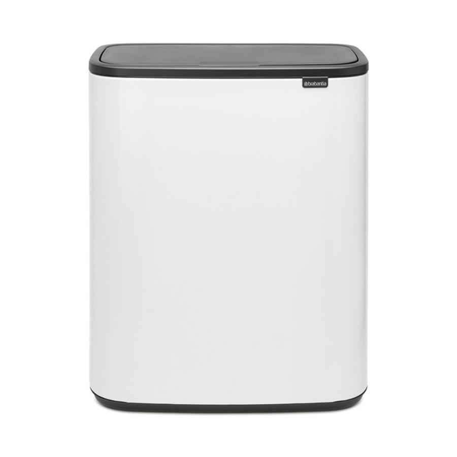 Brabantia Bo Touch Bin (2 x 30L) White White