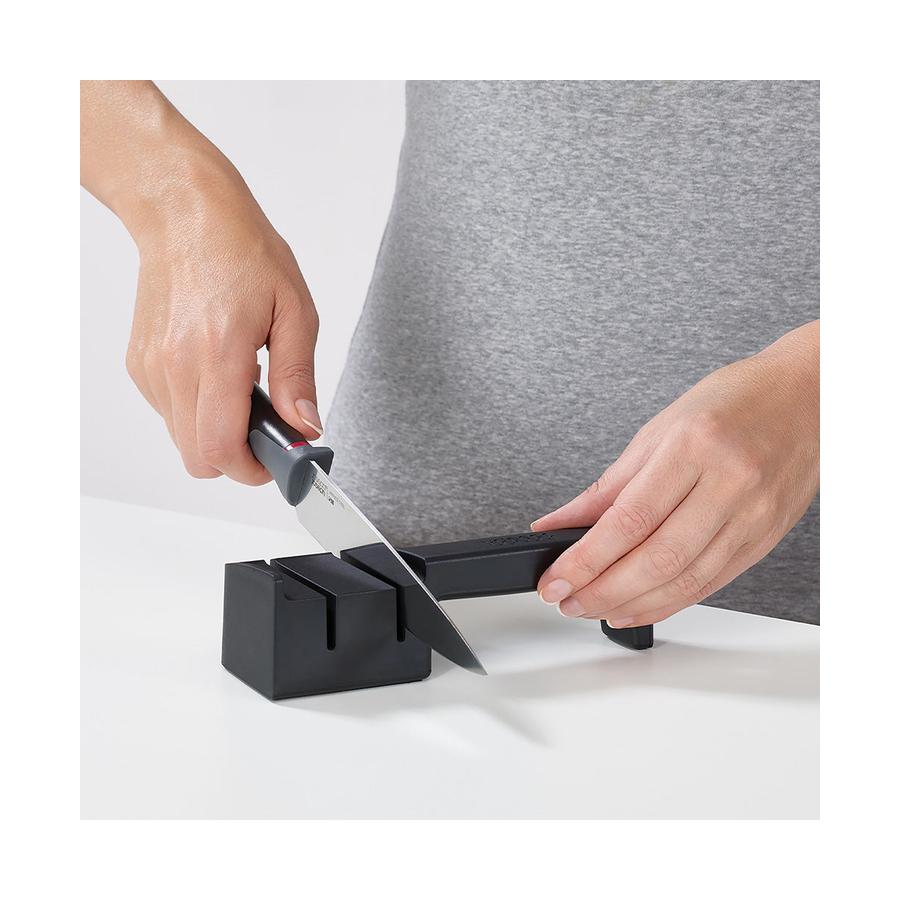 Joseph Joseph Elevate Slimblock 5 Piece Knife Block Set Black Black