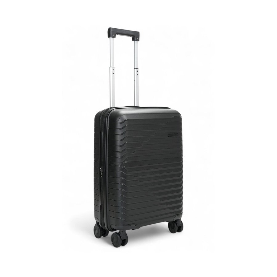 Caselite Summit 56cm Hardside Carry-On Suitcase Black Black