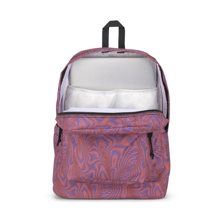 Jansport Superbreak Plus Backpack Moire Ripples Moire Ripples