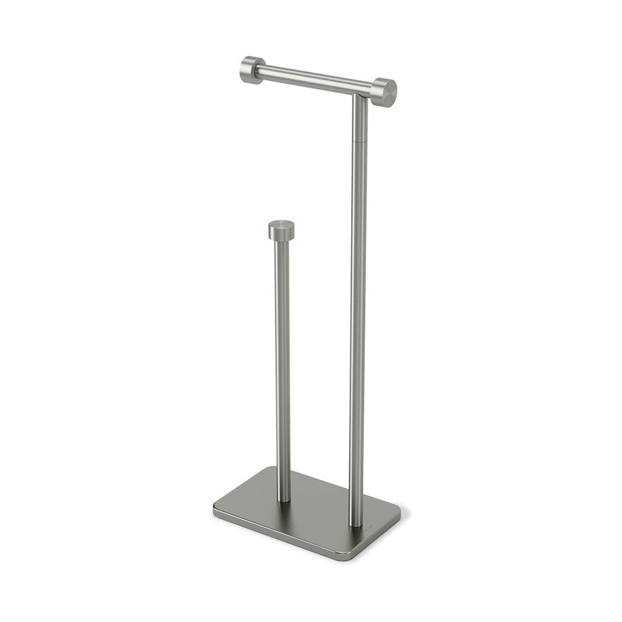 Umbra Cappa Toilet Paper Holder & Reserve Nickel Nickel