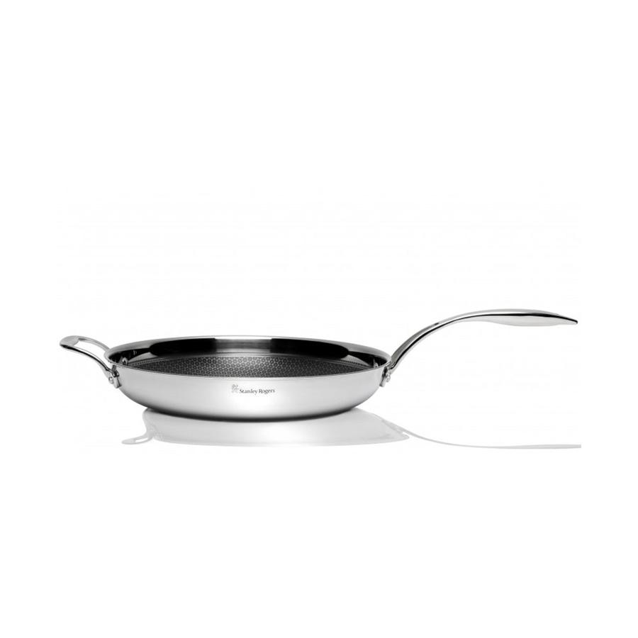 Stanley Rogers Matrix 32cm Non-Stick Frypan Stainless Steel Stainless Steel