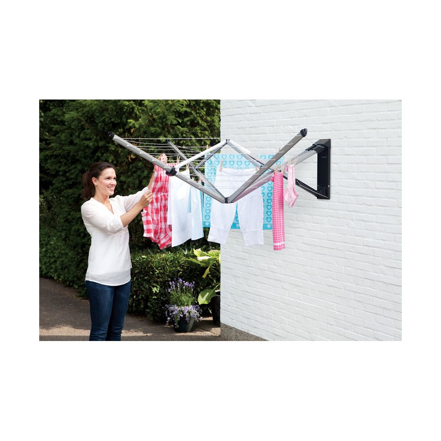 Brabantia WallFix Dryer & Protection Cover Metallic Grey Metallic Grey
