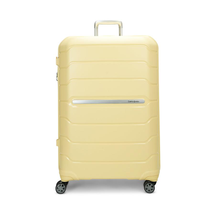 Samsonite Oc2lite 75cm Hardside Checked Suitcase Lemonade Lemonade
