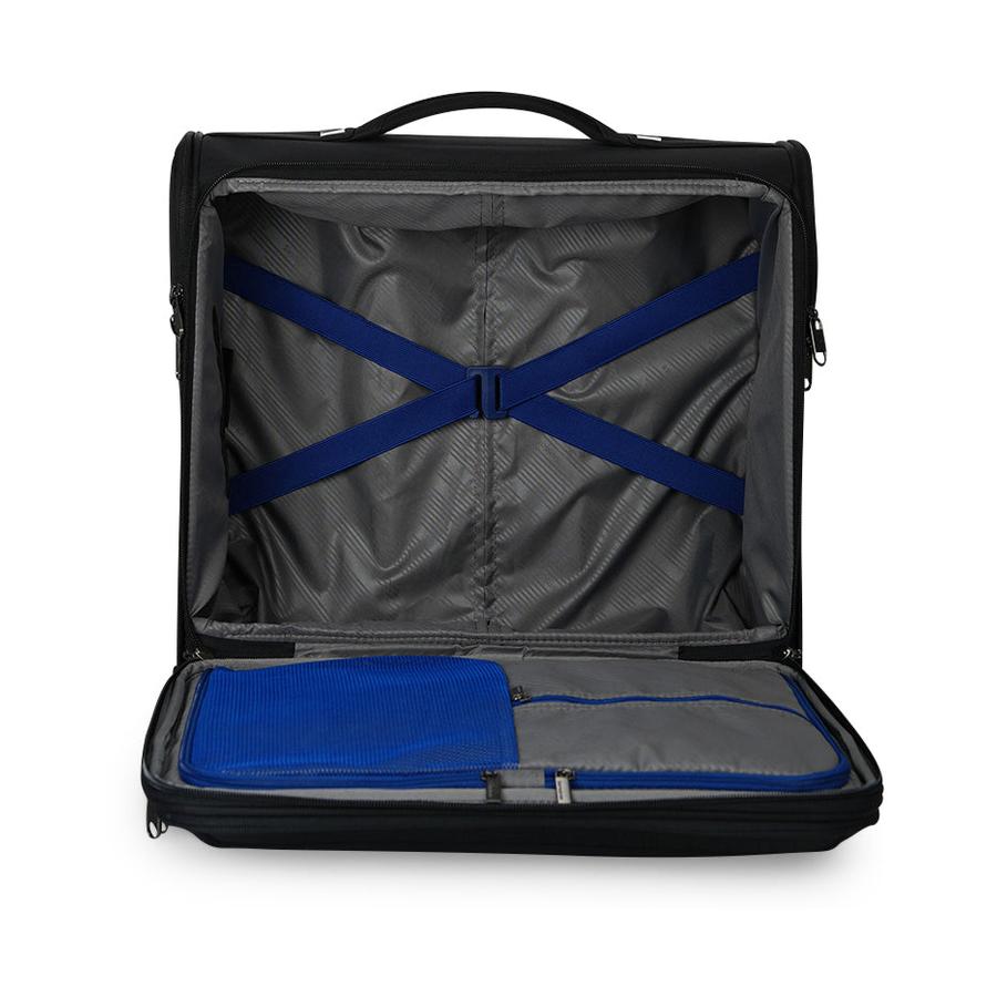 Samsonite 73H 43cm Weekender Softside Suitcase Black Black