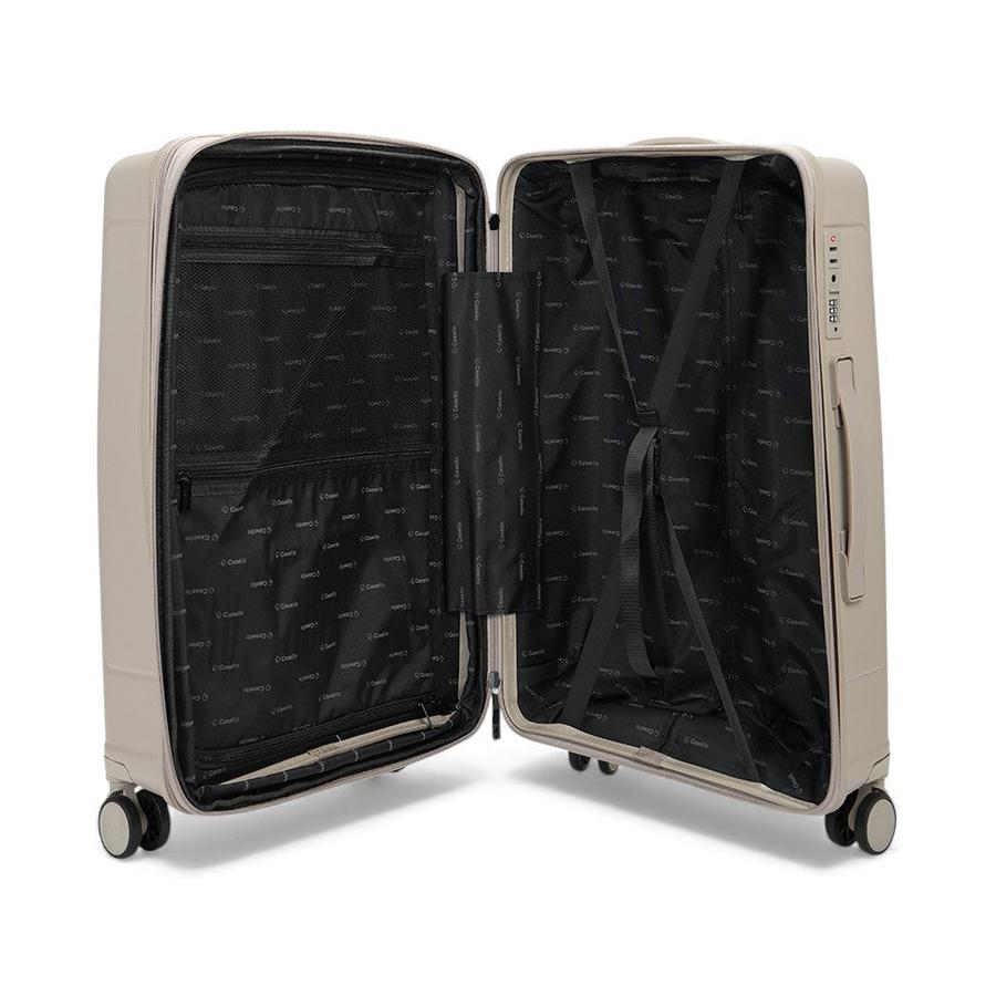 Caselite Quest 56cm & 65cm Hardside Luggage Set Beige Beige