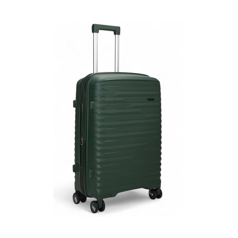 Nomad Discover 65cm Hardside Checked Suitcase Forest Green Forest Green