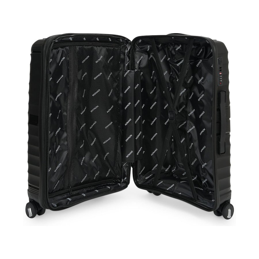 Nomad Aspire 55cm & 65cm Hardside Luggage Set Black Black