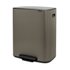 Brabantia Bo Pedal Bin (2 x 30L) Platinum