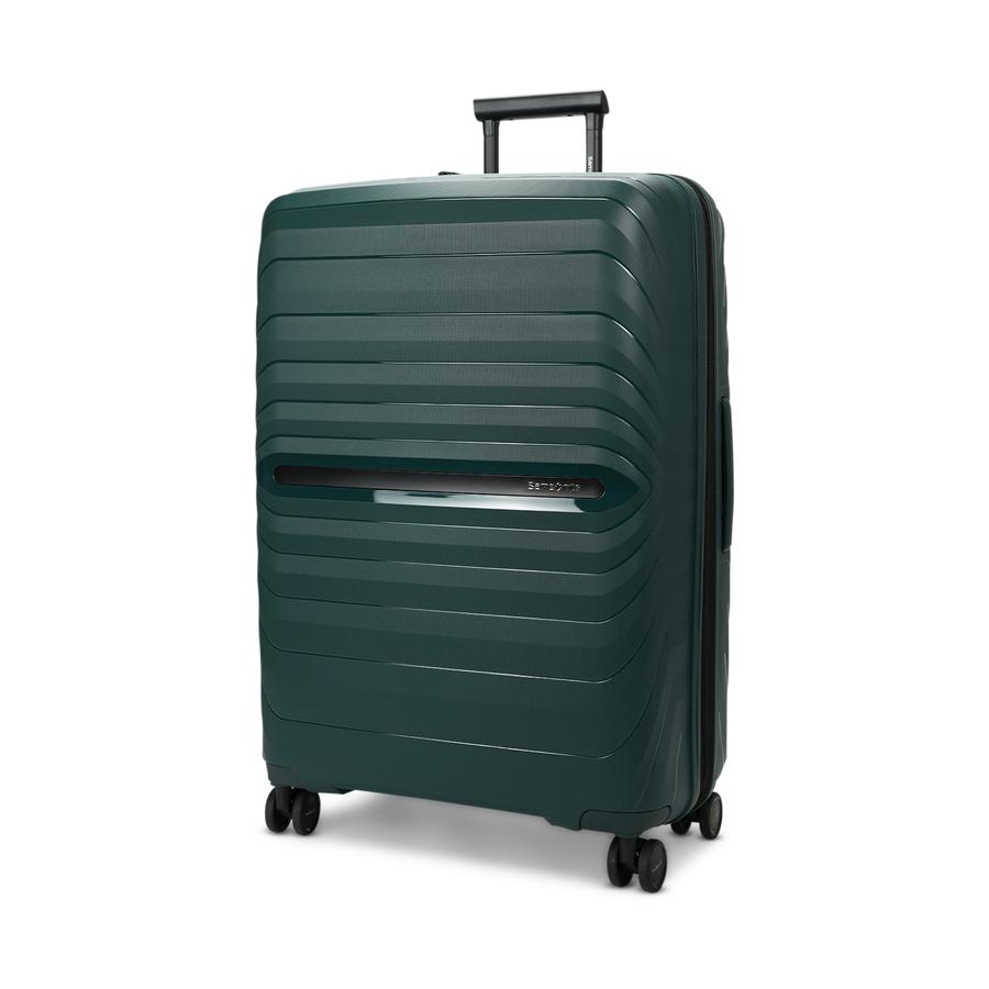 Samsonite Octolite Neo 75cm Hardside Checked Suitcase Emerald Green Emerald Green