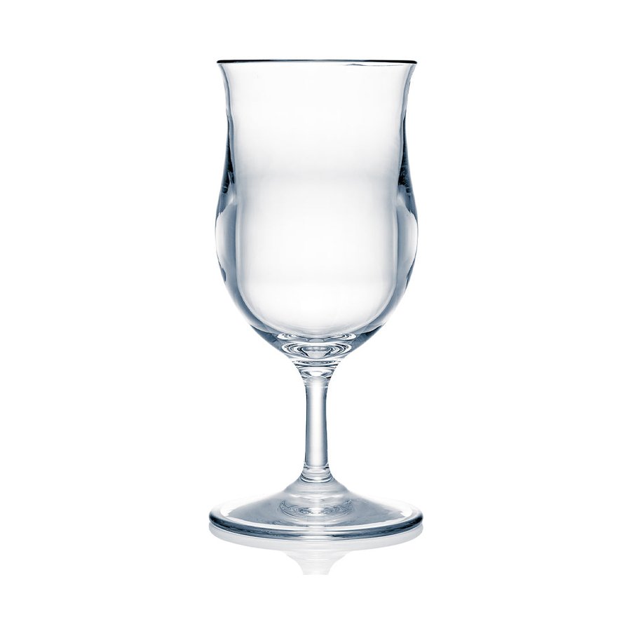 Strahl Design+ 399ml Plastic Pina Colada Glass Set of 4 Clear Clear