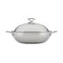 Circulon SteelShield C-Series 36cm Covered Wok Stainless Steel