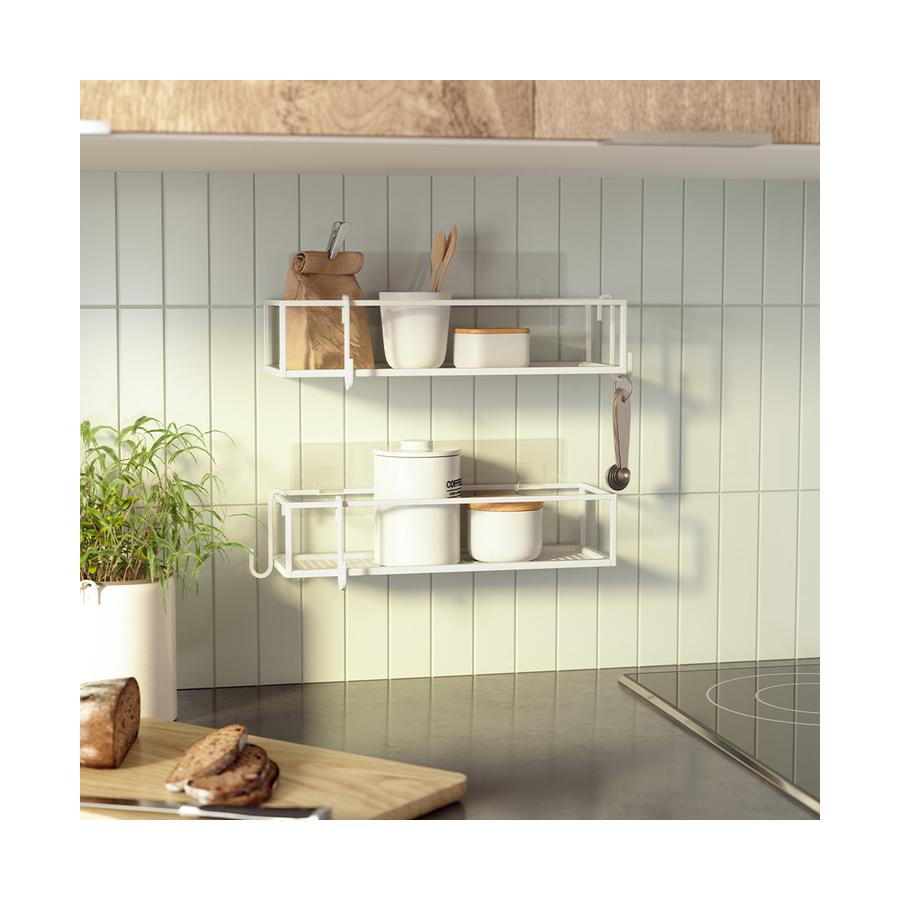 Umbra Cubiko Shower Bins (Set of 2) White White