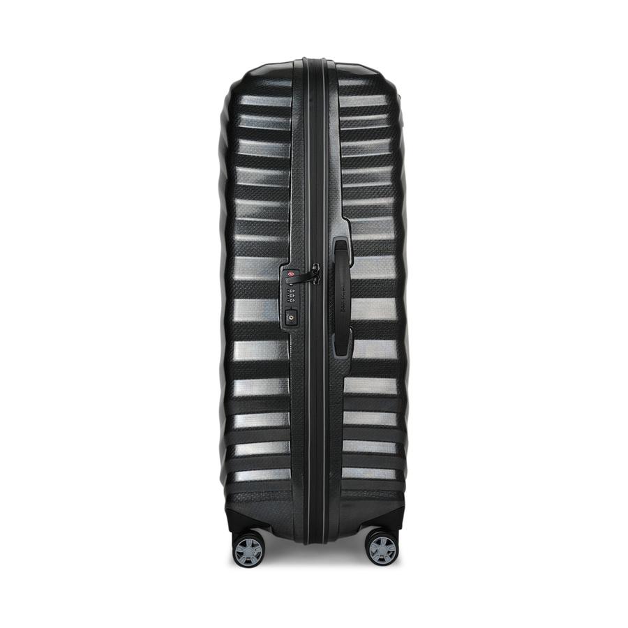 Samsonite Lite-Shock Sport 81cm CURV Checked Suitcase Black Black