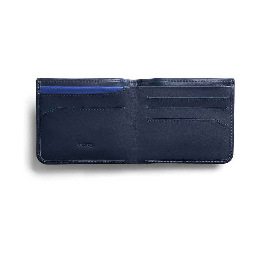 Bellroy RFID Hide & Seek HI Leather Wallet Navy Navy