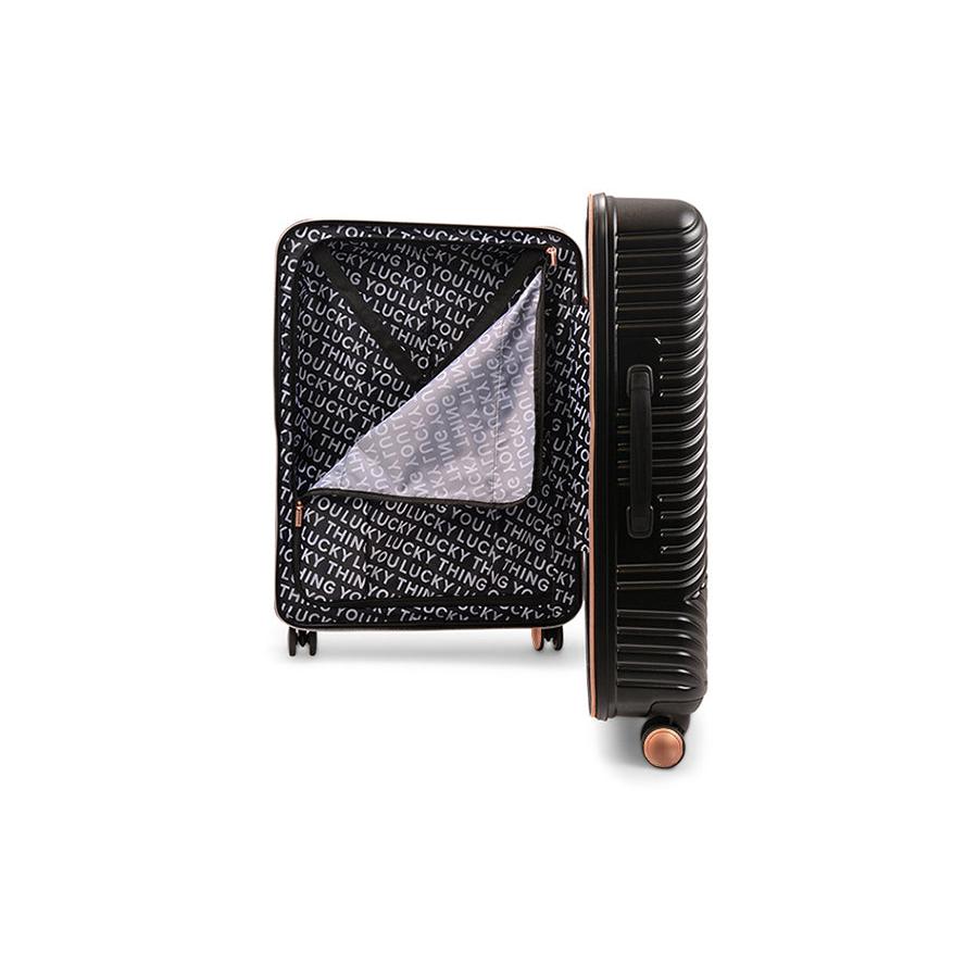 Saben Going Places 66cm Hardside Suitcase Black Black