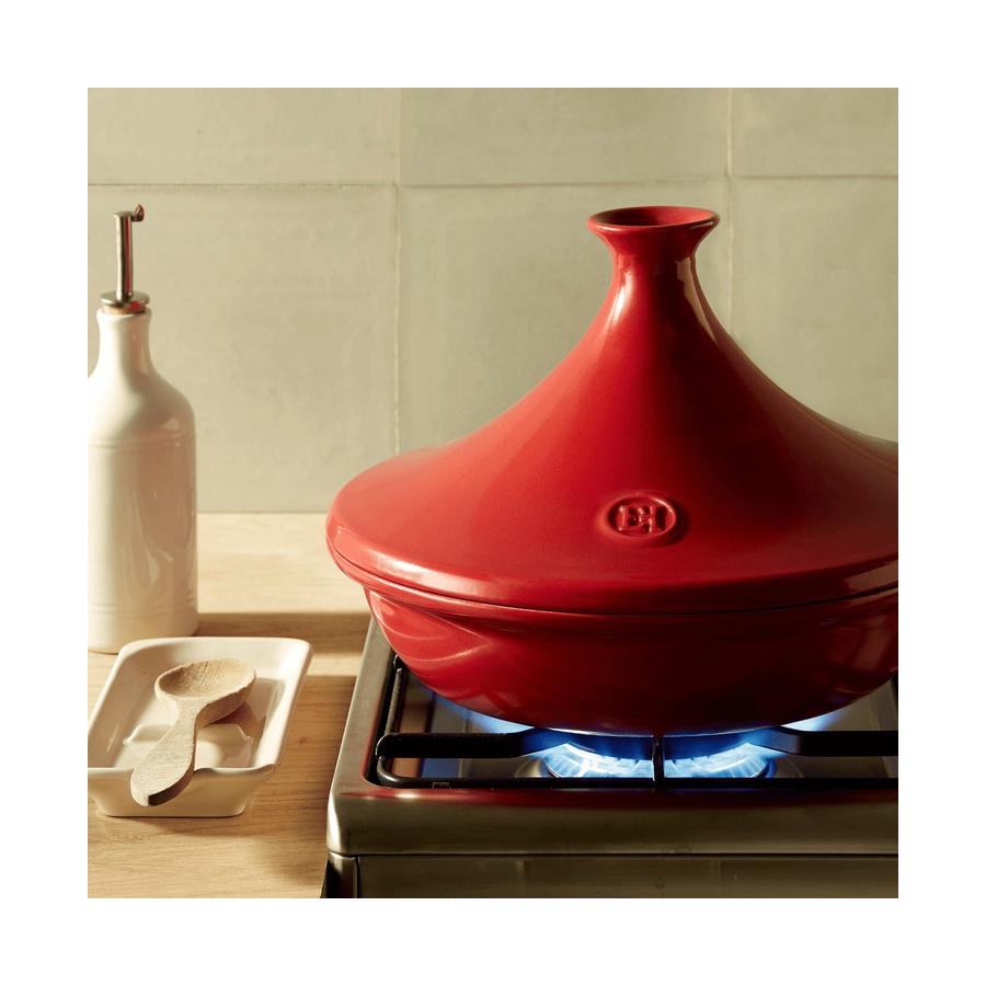 Emile Henry Tagine - 27cm Burgundy Burgundy