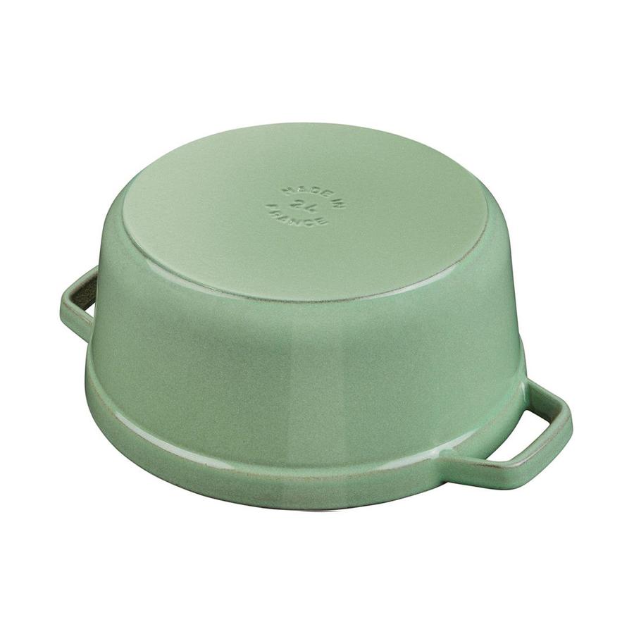 Staub 28cm (6.7L) Round Cocotte Sage Sage