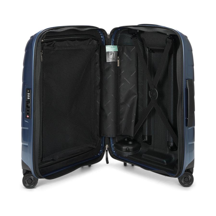 Samsonite Attrix 55cm Hardside Carry-On Suitcase Steel Blue Steel Blue