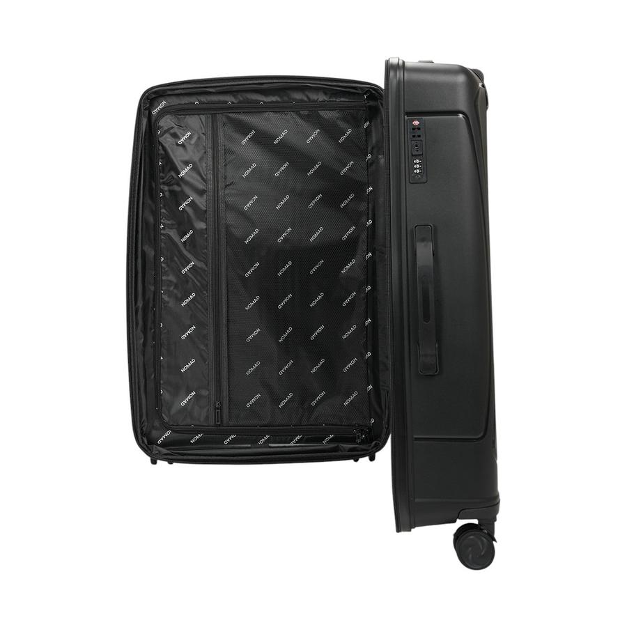 Nomad Quest 56cm & 75cm Hardside Luggage Set Black Black