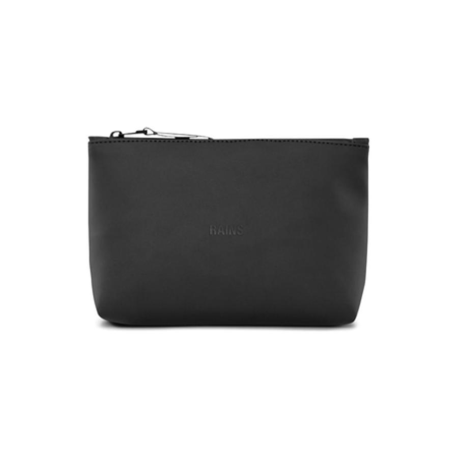 Rains Cosmetic Bag Black Black