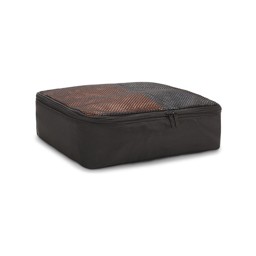 Explorer Medium Square Packing Cube Black Black