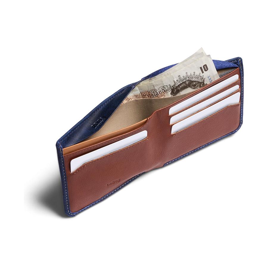 Bellroy RFID Hide & Seek HI Leather Wallet Ocean Ocean