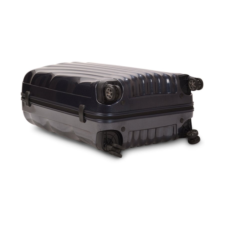 Samsonite C-Lite 75cm CURV Checked Suitcase Midnight Blue Midnight Blue