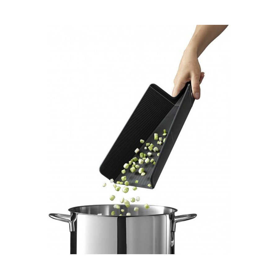Joseph Joseph Chop2Pot Plus Large Folding Chopping Board Black Black