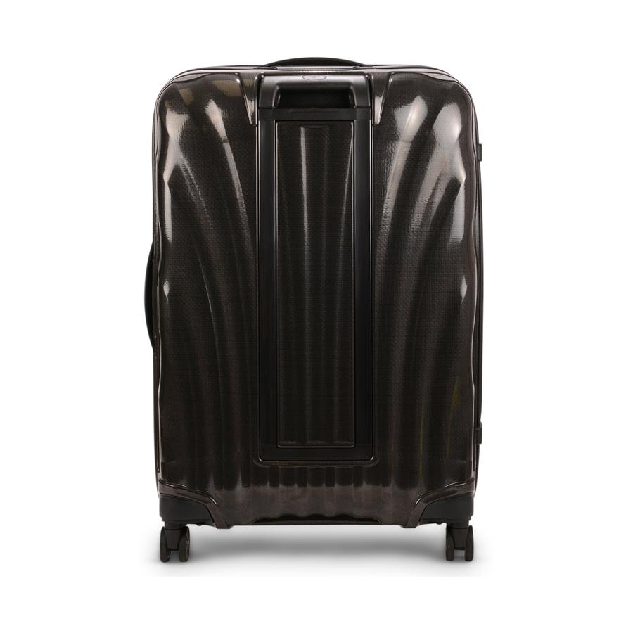 Samsonite C-Lite 75cm CURV Checked Suitcase Black Black
