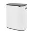 Brabantia Bo Touch Bin (2 x 30L) White