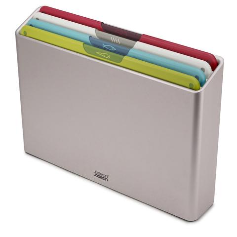 Joseph Joseph Folio Icon 4-Piece Large Chopping Board Set Multi Coloured