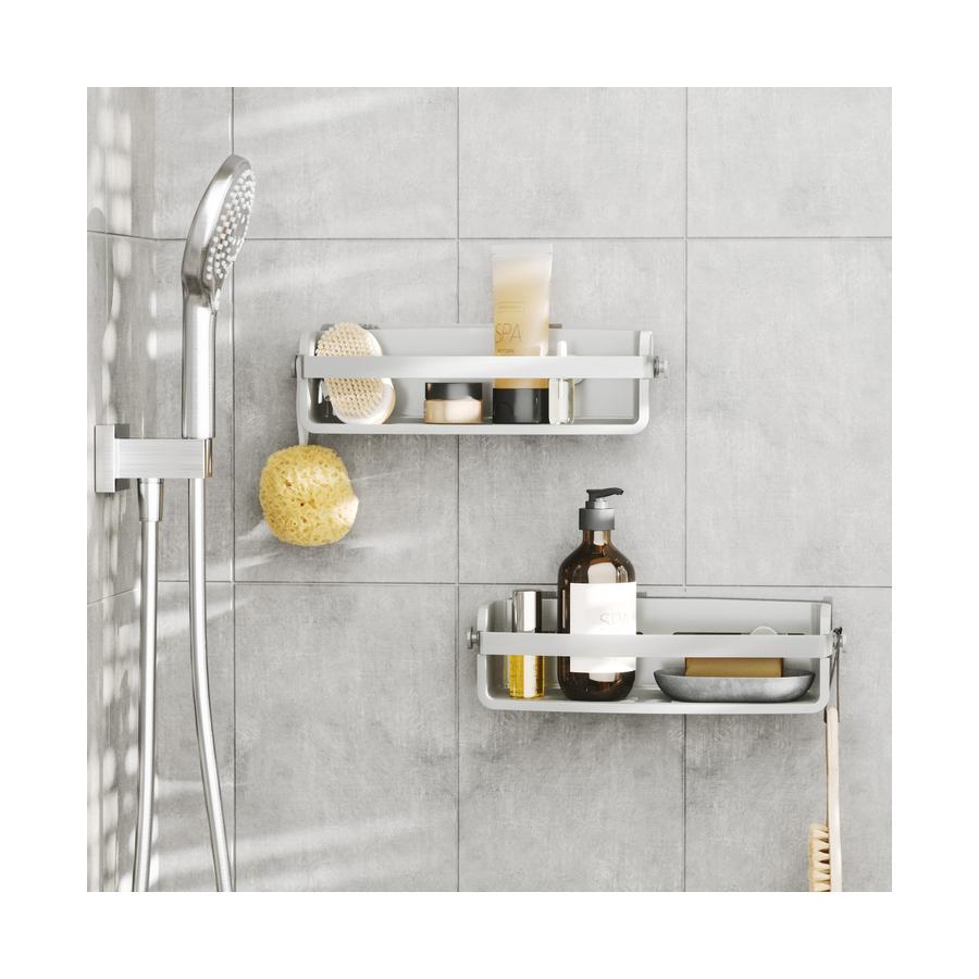 Umbra Flex Adhesive Bin Grey Grey